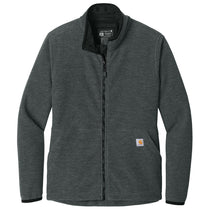 Carhartt Women's Carbon Heather Textured Full-Zip Fleece Jacket