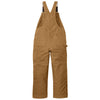 Carhartt Unisex Carhartt Brown Firm Duck Insulated Bib Overalls