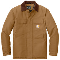 Carhartt Men's Carhartt Brown Duck Traditional Coat