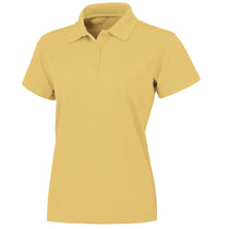 BAW Women's Vegas Gold Solid Cool Tek Polo