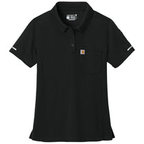 Carhartt Women's Black FLD & RSCU Polo