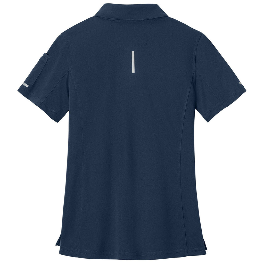 Carhartt Women's Dark Navy FLD & RSCU Polo