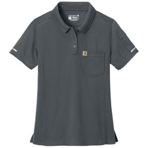 Carhartt Women's Pewter FLD & RSCU Polo