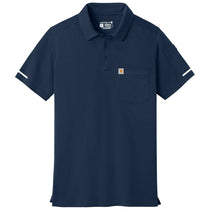 Carhartt Men's Dark Navy FLD & RSCU Polo