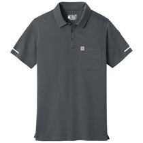 Carhartt Men's Pewter FLD & RSCU Polo