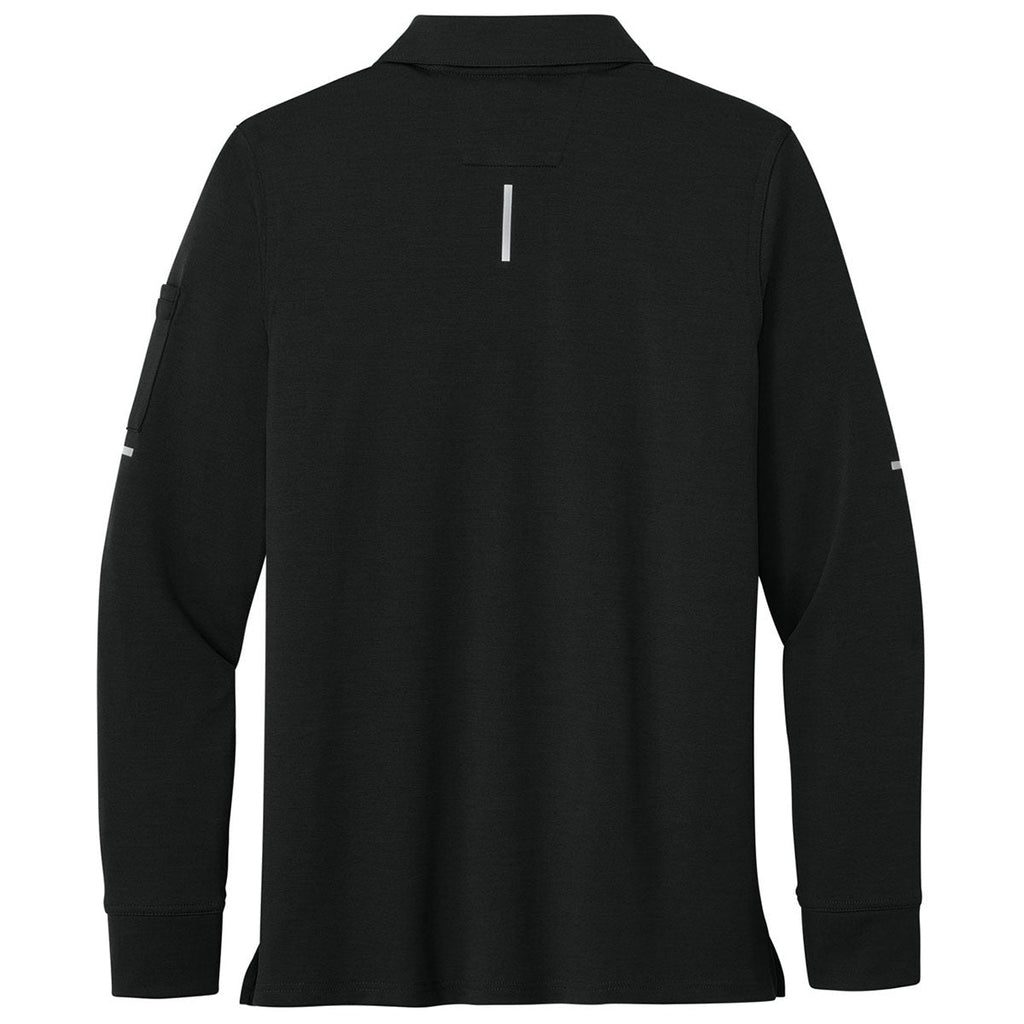 Carhartt Men's Black FLD & RSCU Long Sleeve Polo