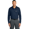 Carhartt Men's Dark Navy FLD & RSCU Long Sleeve Polo