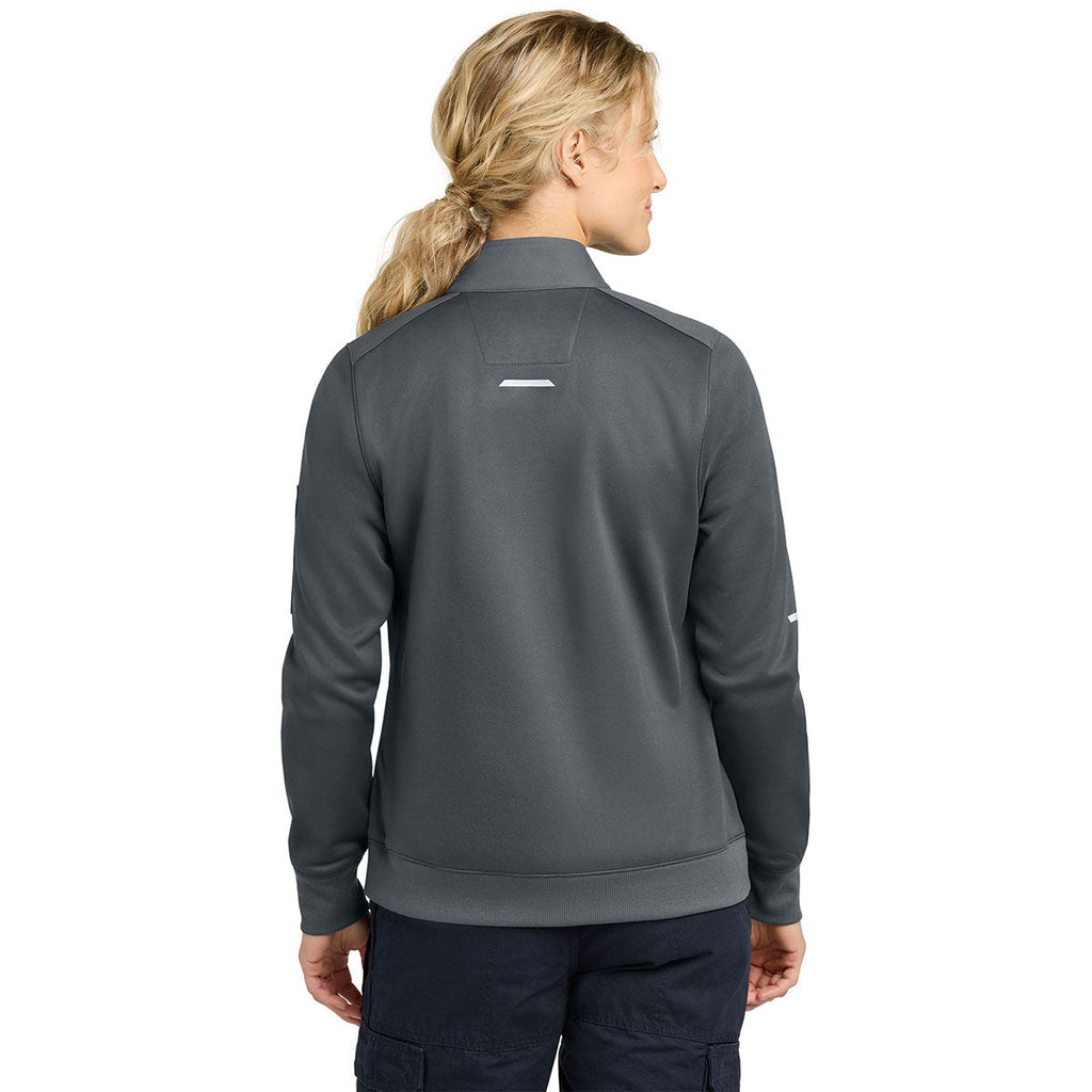 Carhartt Women's Pewter FLD & RSCU 1/2-Zip Mid-Layer