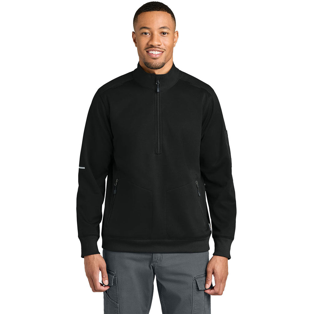 Carhartt Men's Black FLD & RSCU 1/2-Zip Mid-Layer
