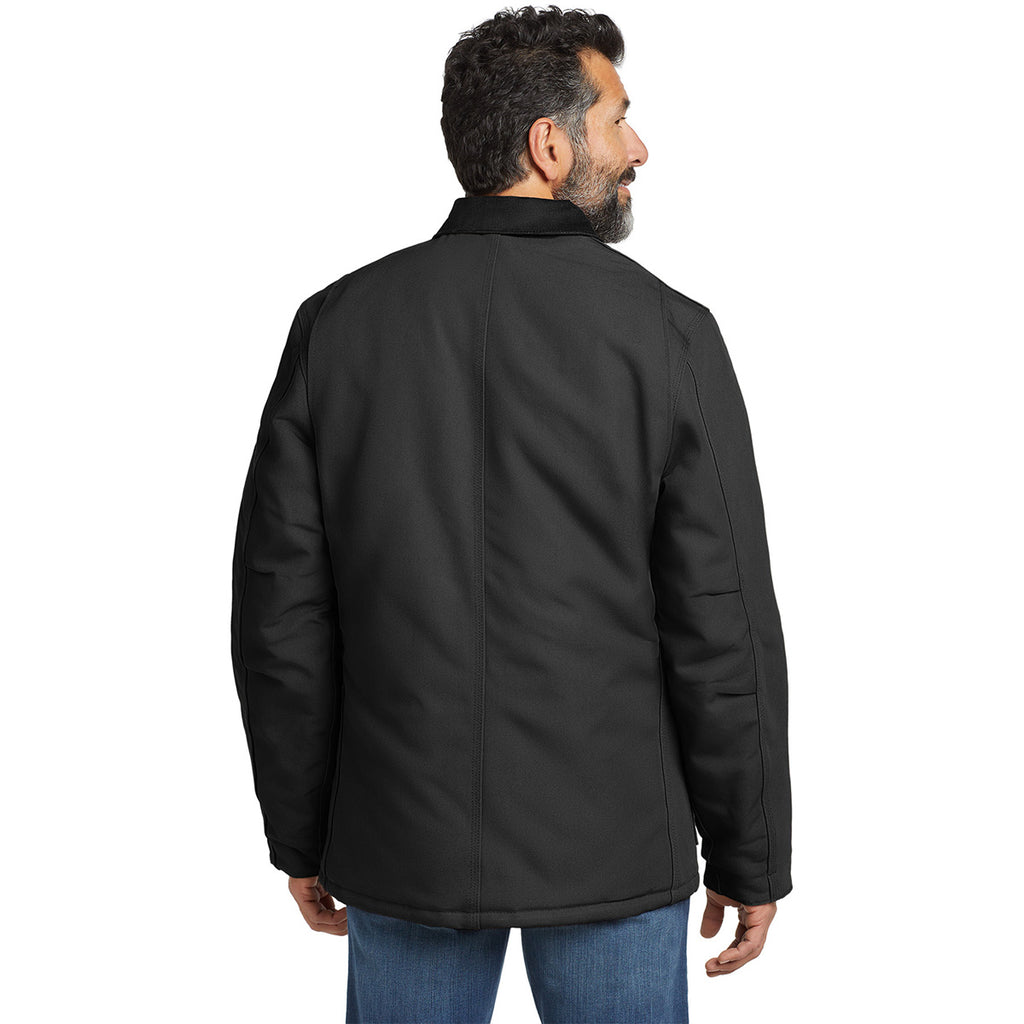 Carhartt Men's Black Tall Duck Traditional Coat