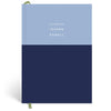 Papier Blue/Navy Colorblock Lined Notebook