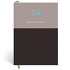 Papier Brown/Charcoal Colorblock Plain Notebook