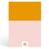 Papier Pink/Mustard Colorblock Plain Notebook