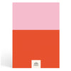 Papier Pink/Red Colorblock Travel Journal