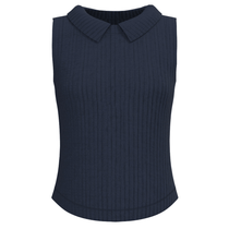 A. PUTNAM Women's Dress Blues Crochet Sleeveless Top