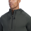 UNRL Unisex Pine Crossover Half-Zip Hoodie