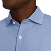 Holderness & Bourne Men's Heathered Maidstone Blue The Cullinane Shirt