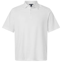 Devon & Jones Men's White Seaton Pebble Textured Polo
