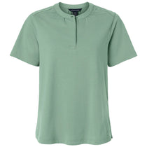 Devon & Jones Women's Balsam Green Seaton Pebble Textured Polo