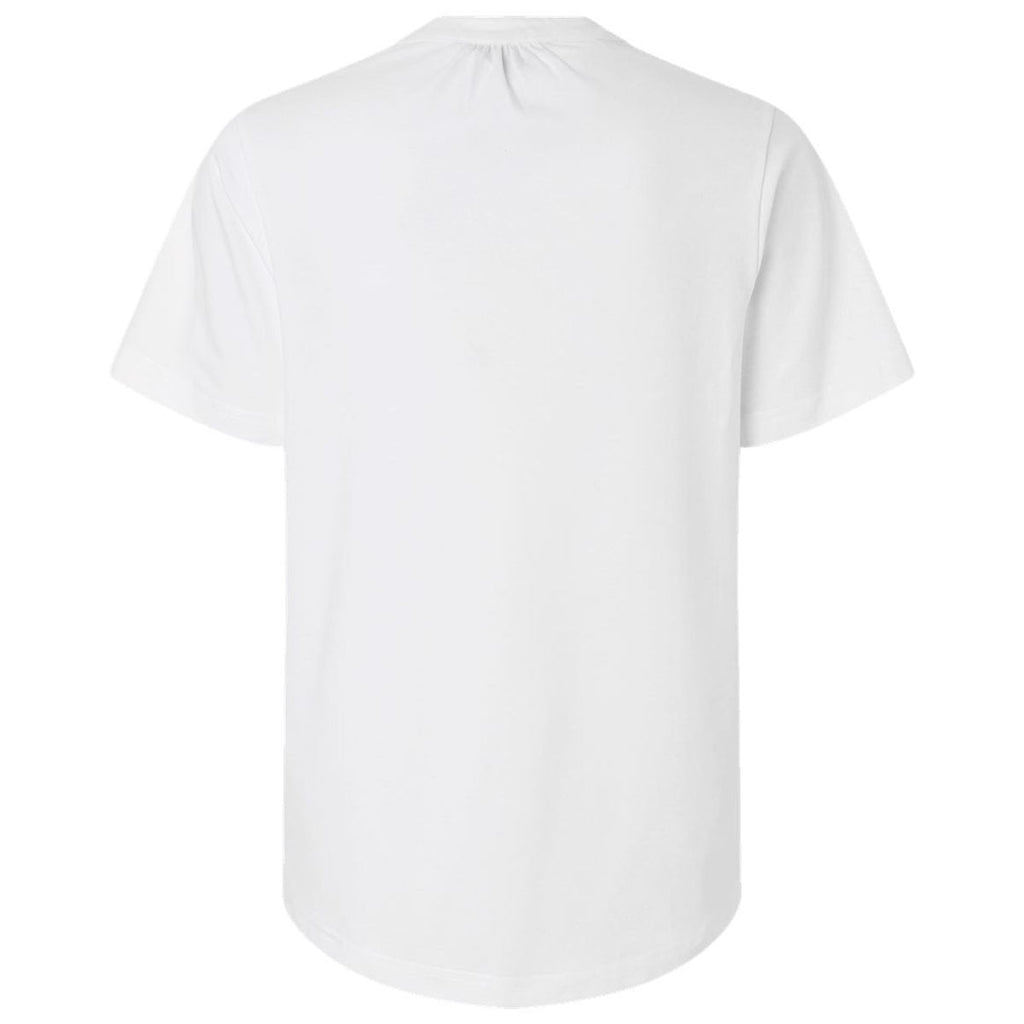 Devon & Jones Women's White Seaton Pebble Textured Polo