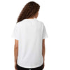 Devon & Jones Women's White Seaton Pebble Textured Polo