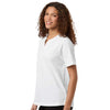 Devon & Jones Women's White Seaton Pebble Textured Polo
