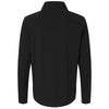Devon & Jones Women's Black Seaton Pebble Textured Quarter-Zip Pullover