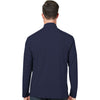 Devon & Jones Men's Navy Raleigh Stretch Quarter-Zip Pullover