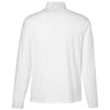 Devon & Jones Men's White Raleigh Stretch Quarter-Zip Pullover