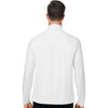 Devon & Jones Men's White Raleigh Stretch Quarter-Zip Pullover
