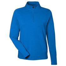 Devon & Jones Women's French Blue Raleigh Stretch Quarter-Zip Pullover