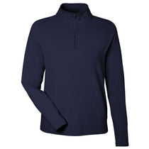 Devon & Jones Women's Navy Raleigh Stretch Quarter-Zip Pullover