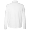 Devon & Jones Women's White Raleigh Stretch Quarter-Zip Pullover