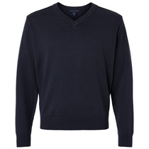 Devon & Jones Men's Navy New Classics V-Neck Sweater
