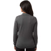 Devon & Jones Women's Graphite New Classics Quarter-Zip Sweater