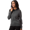 Devon & Jones Women's Graphite New Classics Quarter-Zip Sweater