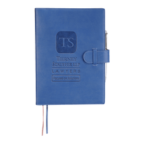 JournalBooks Custom Cobalt Blue 7'' x 10'' FSC Mix DovanaT Large JournalBook