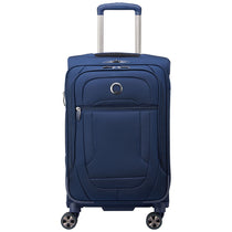 Delsey Paris Navy Blue Helium DLX Carry-On Plus Expandable Spinner