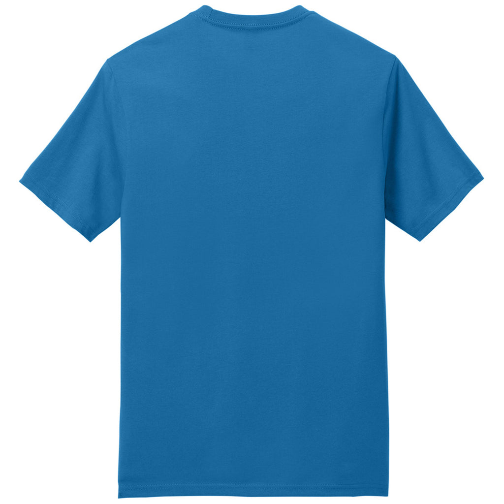 District Unisex Bright Blue Perfect Weight Icon Tee