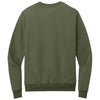 District Men's Military Green Perfect Weight Fleece Crew