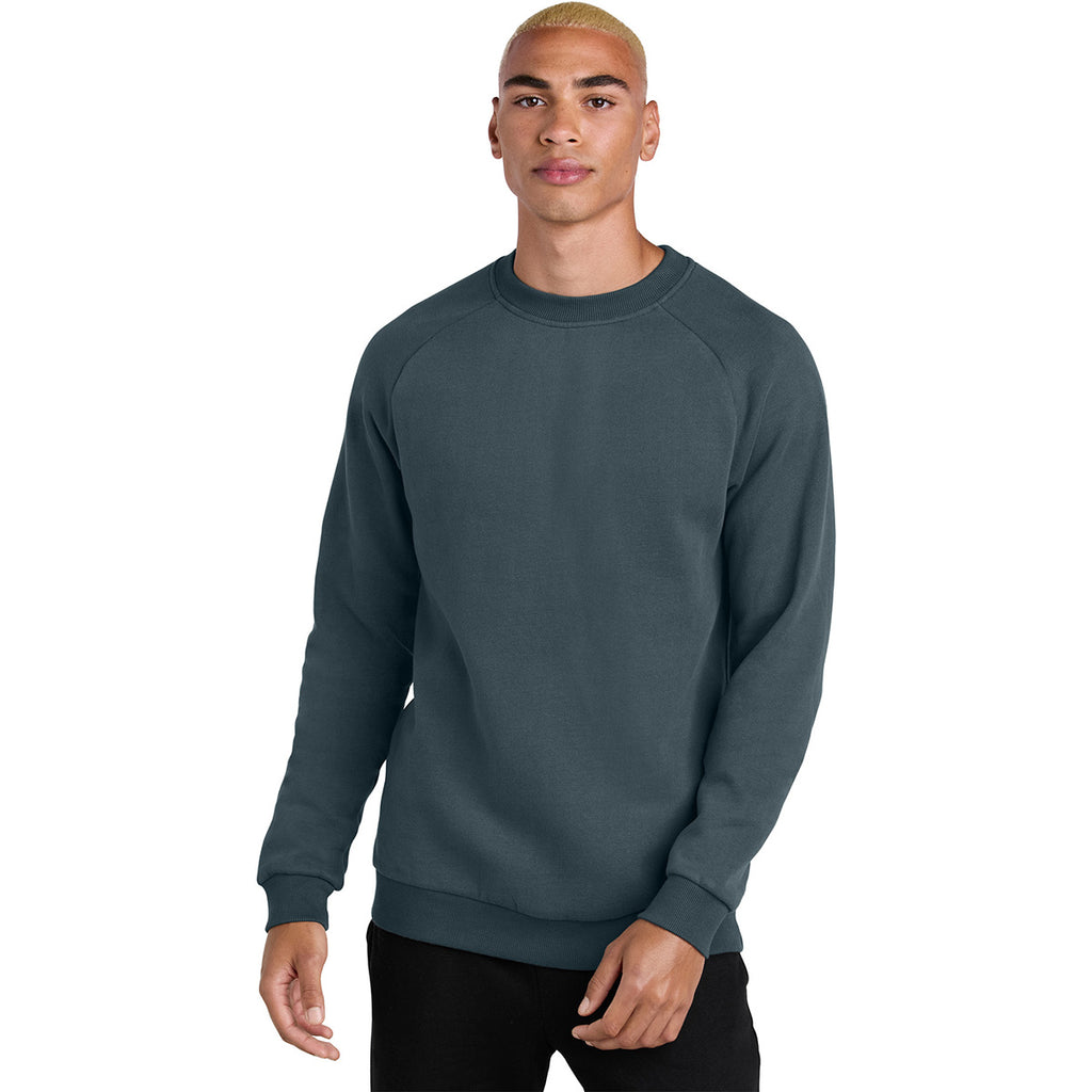 District Men's Deep Steel Blue Cloud Fleece Crew