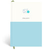 Papier Mid Blue Demi Lined Notebook