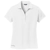 Eddie Bauer Women's White Cotton Pique Polo