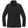 Eddie Bauer Women's Black Full-Zip Microfleece Jacket