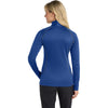 Eddie Bauer Ladies Cobalt Blue 1/2-Zip Base Layer Fleece