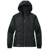 Eddie Bauer Women's Black Packable Wind Jacket