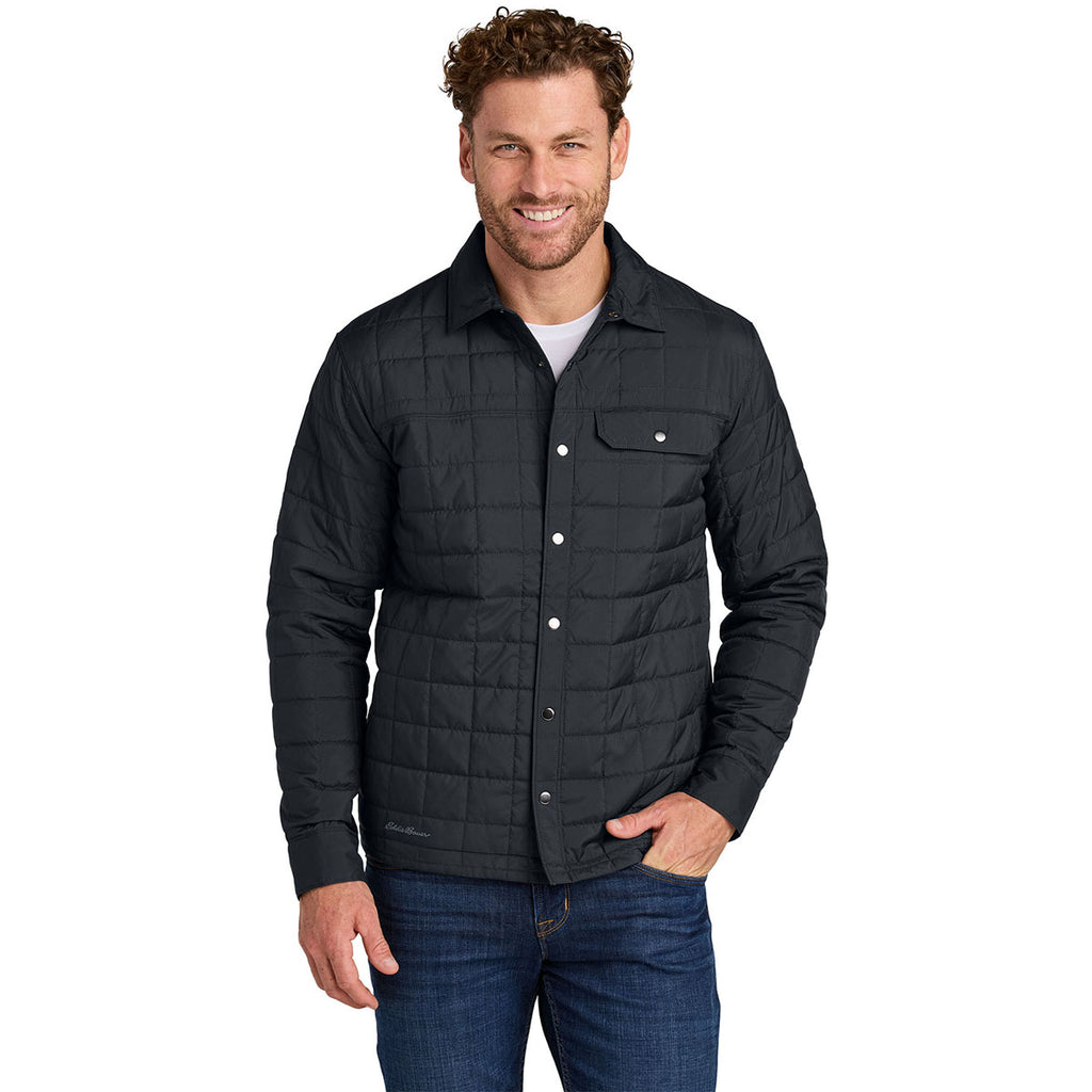 Eddie Bauer Men's Black Shirt Jacket