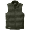 Eddie Bauer Men's Olive Green Packable Quilted Vest