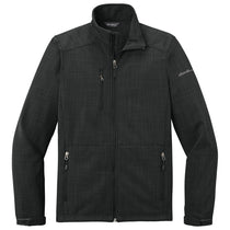 Eddie Bauer Men's Black Shaded Crosshatch Softshell Jacket