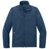 Eddie Bauer Men's Blue Shaded Crosshatch Softshell Jacket